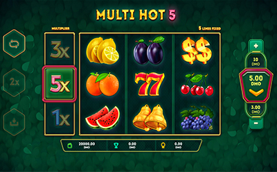 Multi 5 slotová hra v Eurogold slovenskom online casine