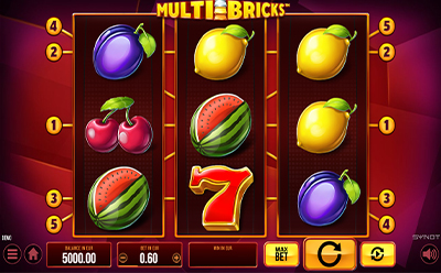 Multi Bricks slotová hra v Eurogold slovenskom online casine