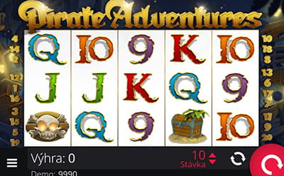Pirate Adventures Mobilný Slot