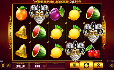 Respin Joker 243 slotová hra vo Fortuna Slovenskom online kasíne