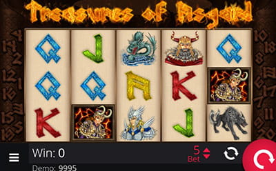 Treasures of Asgard Mobilný Slot