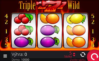 Triple Wild 7 slot v slovenskom online kasíne Go4Games